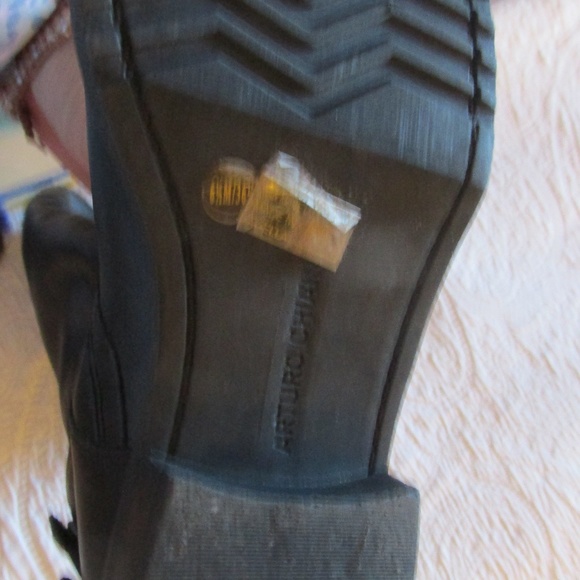 Arturo Chiang Tall Leather Motorcycle Boots 6.5 - Picture 7 of 7